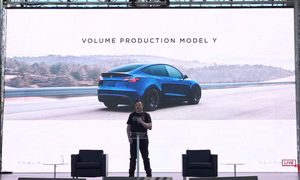 Elon Musk en el Battery Day de Tesla