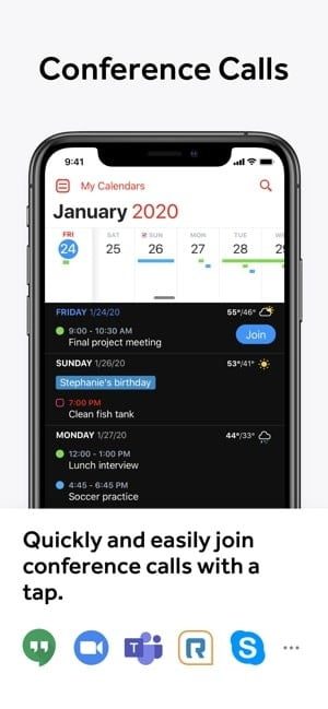 mejores apps para pequenas empresas fantastical2 app ios conference calls screenshot 2 300x649