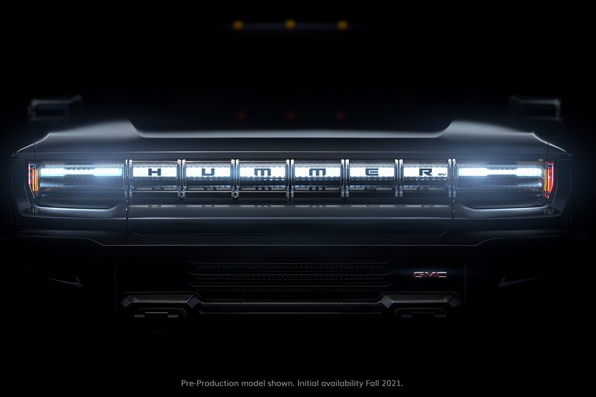 hummer revela fecha lanzamiento electrico gmc ev quiet revolution grille