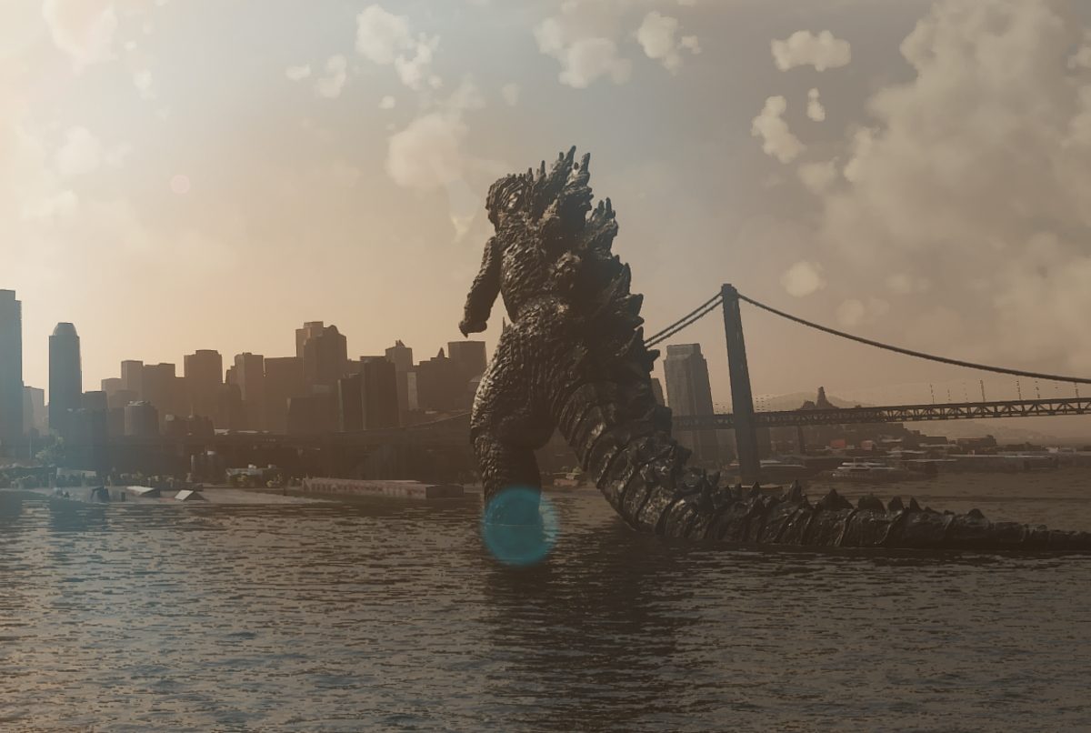 Godzilla en Microsoft Flight Simulator