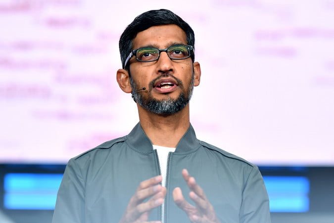 sundar pichai, ceo de google