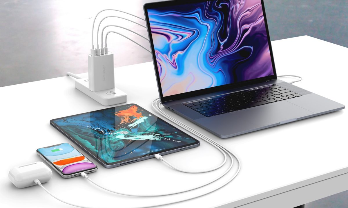 cargador hyperjuice gan 100w render scene2