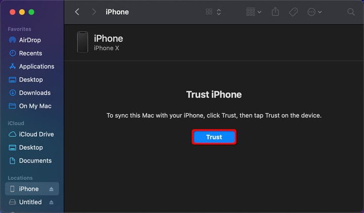 captura de pantalla de macos catalina