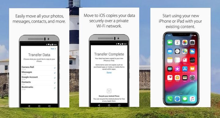Cómo transferir contactos desde iPhone a Android con Contactos de Google con Move to iOS