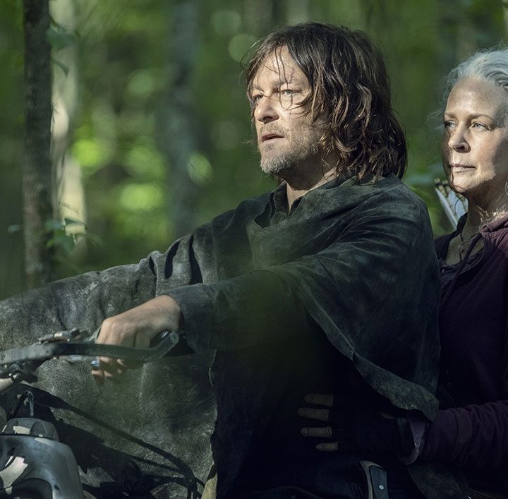 Los personajes Daryl Dixon y Carol Peletier de The Walking Dead