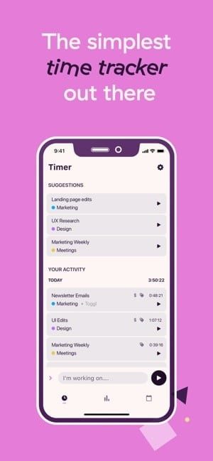 mejores apps para pequenas empresas toggl app simple time tracker screenshot 2 300x649