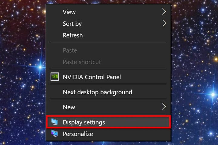 Menu emergente de pantallas en Windows 10 para conectar el PC a la TV