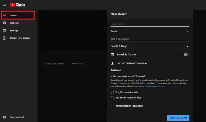 captura de pantalla youtube