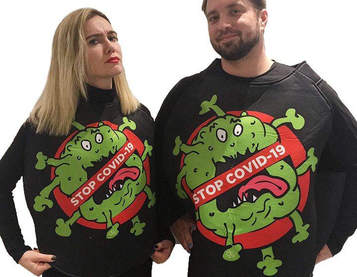 Disfraz de combate al coronavirus