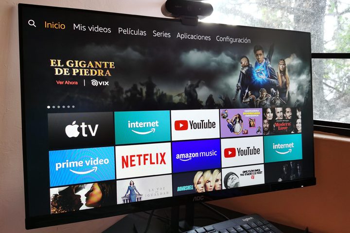 Interfaz del Fire TV Stick Lite