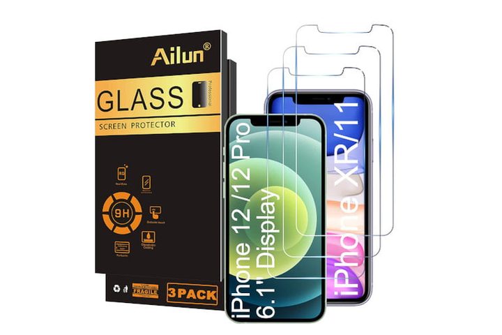 Ailun Glass Screen Protector for iPhone 12, uno de los mejores protectores de pantalla iPhone 12 en 2020