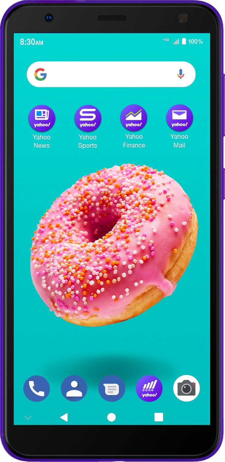 yahoo mobile zte blade a3y front