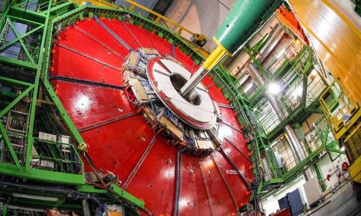 La imagen muestra el Gran Colisionador de Hedrones.