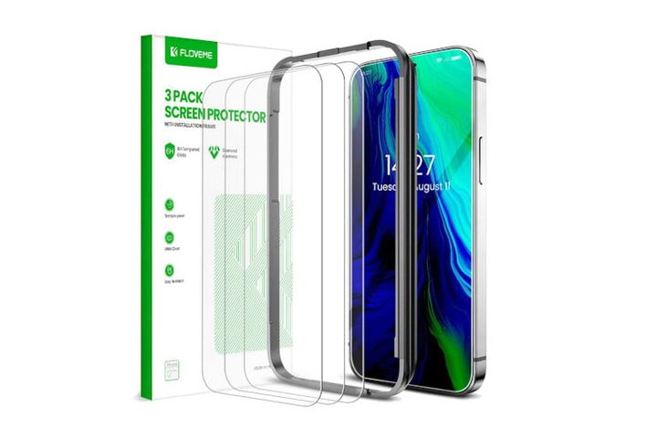 Floveme iPhone 12 Screen Protector, uno de los mejores protectores de pantalla iPhone 12 en 2020