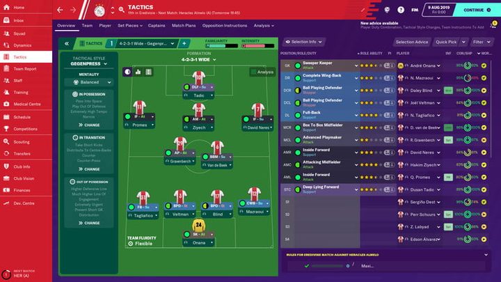 Football Manager 2020, uno de los mejores juegos de simulación para 2020