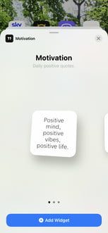 Motivation Daily, aplicación con uno de los mejores widgets para iPhone 3