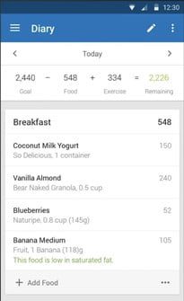 MyFitnessPal, una de las mejores aplicaciones de entrenamiento gratuitas para iOS y Android 1