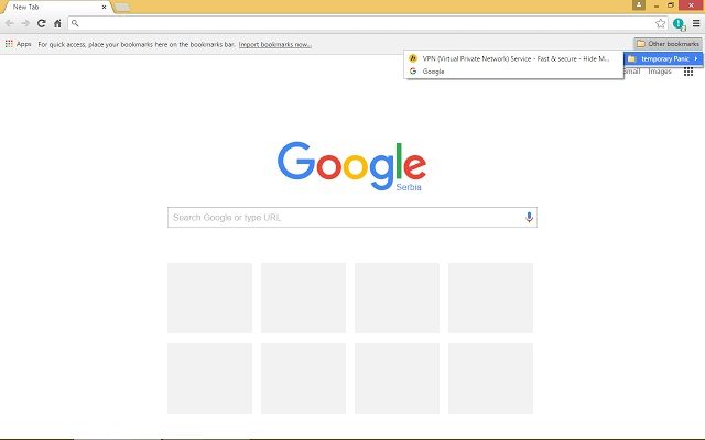 Extensión Panic Button