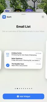 Spark, aplicación con uno de los mejores widgets para iPhone 2