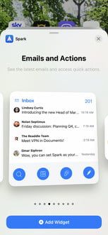 Spark, aplicación con uno de los mejores widgets para iPhone 3