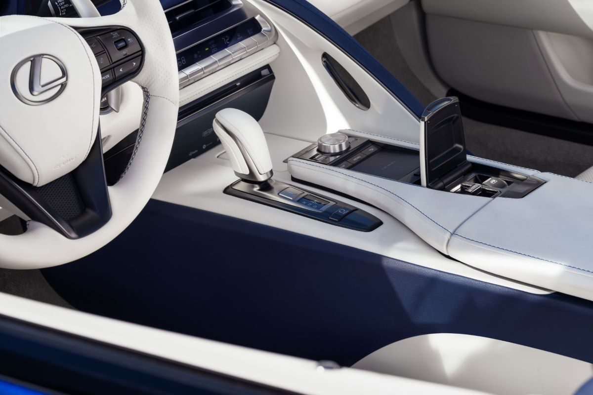 Interior de Lexus LC 500