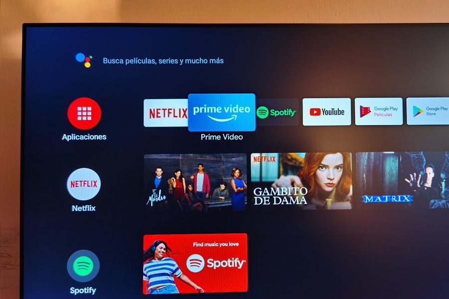 Interfaz del reproductor Xiaomi Mi TV Stick