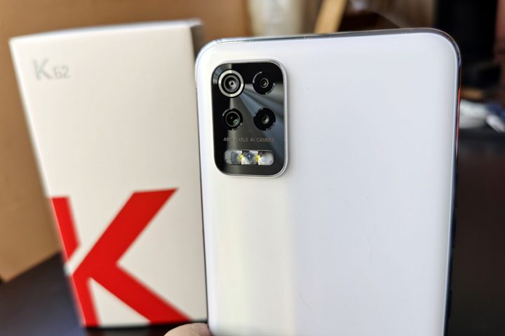 Detalle de la cámara del LG K62