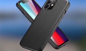 ESR Premium Real Leather Case for iPhone Mini, una de las mejores fundas para iPhone 12 Mini