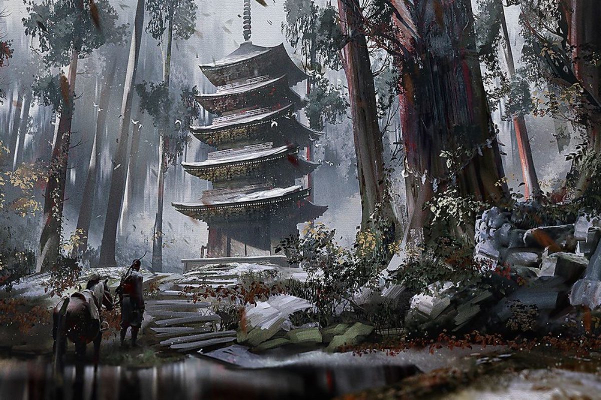 colgar paisajes ghost tsushima ghost10
