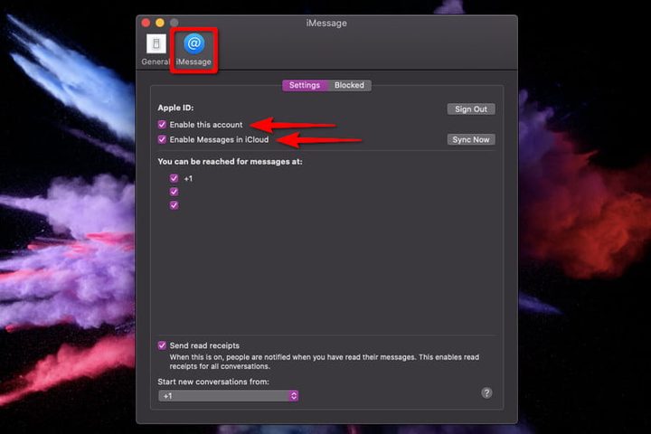 Habilitar iMessage en una Mac, para aprender cómo usar iMessage