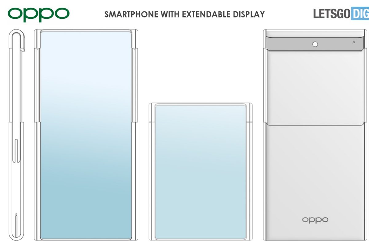 oppo telefono enrollable smartphone uittrekbaar scherm