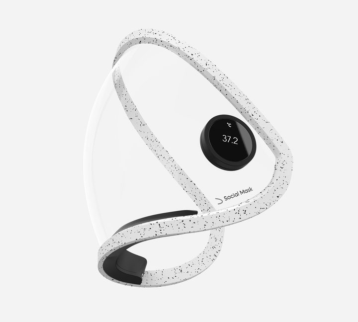 The Social Mask, mascarilla inteligente de Burzo Ciprian