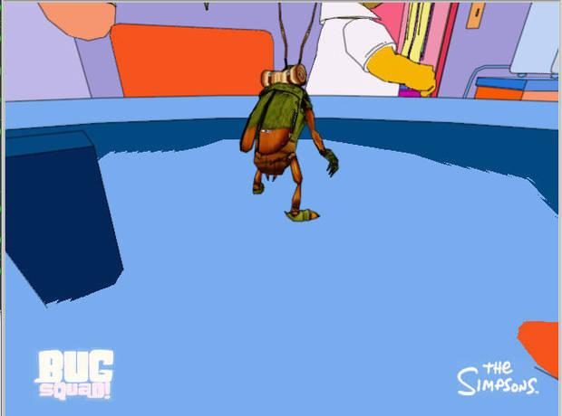 La imagen muestra el juego de Los Simpson que no alcanzó a ser lanzado para Dreamcast.