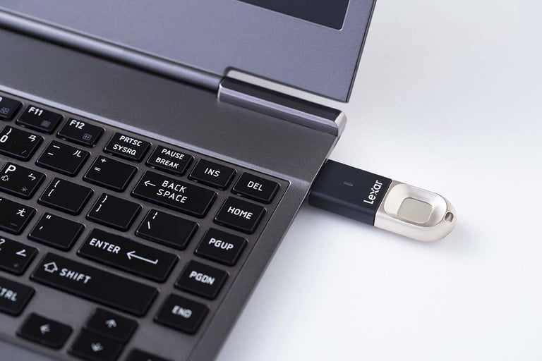 escáner de huellas dactilares Lexar