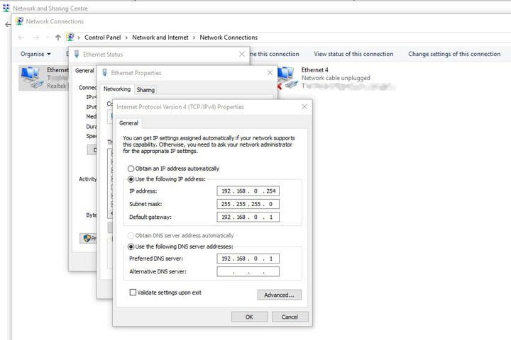 Cambia tu dirección IP
