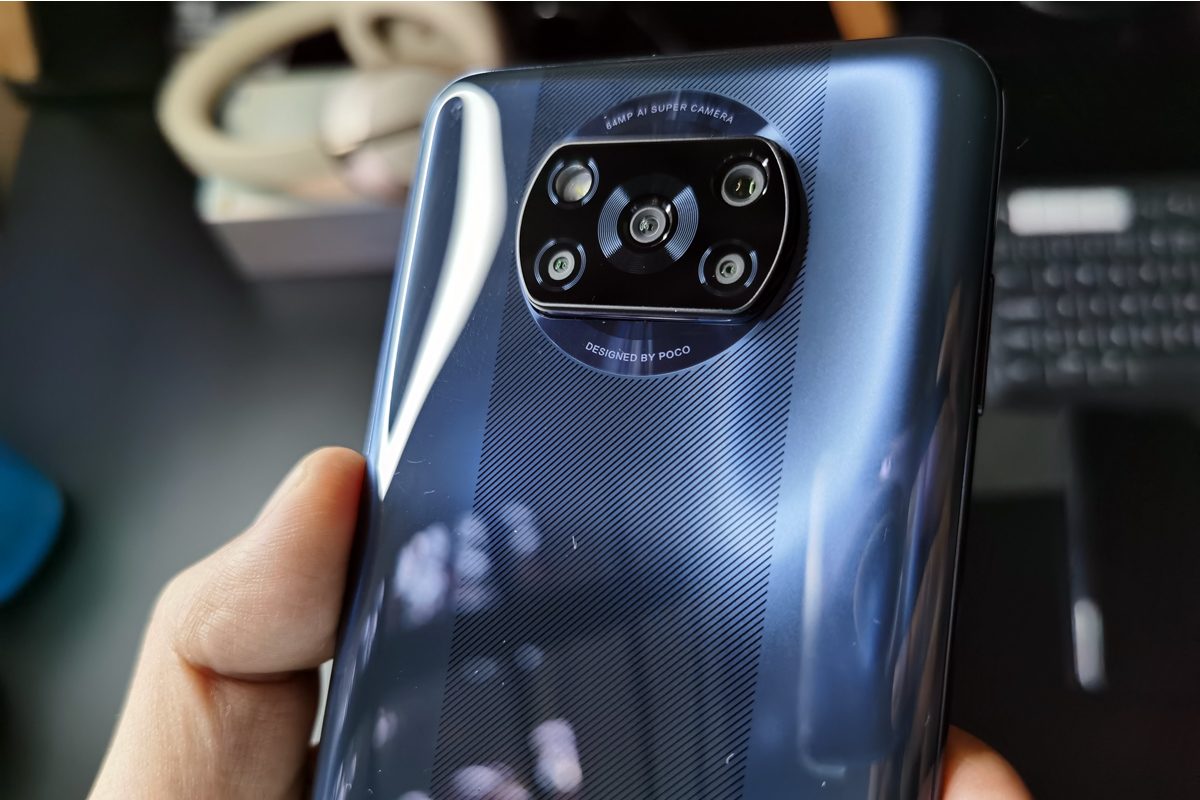 Detalle de la cámara del Poco X3 NFC