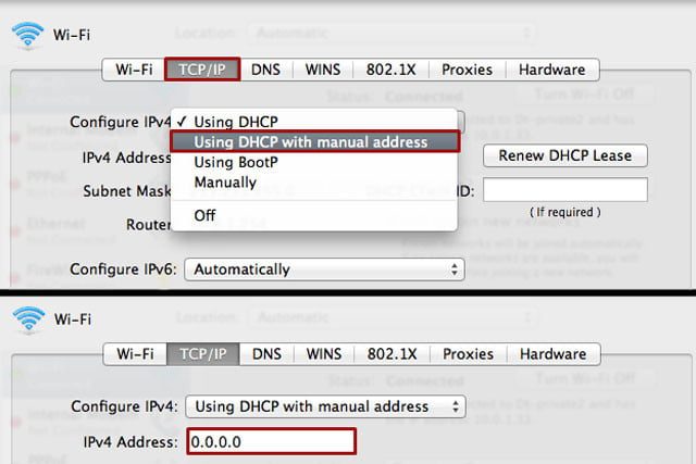Cambia tu dirección IP