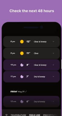 saldra dark sky de google play store 37 appy weather 48 hours 205x386