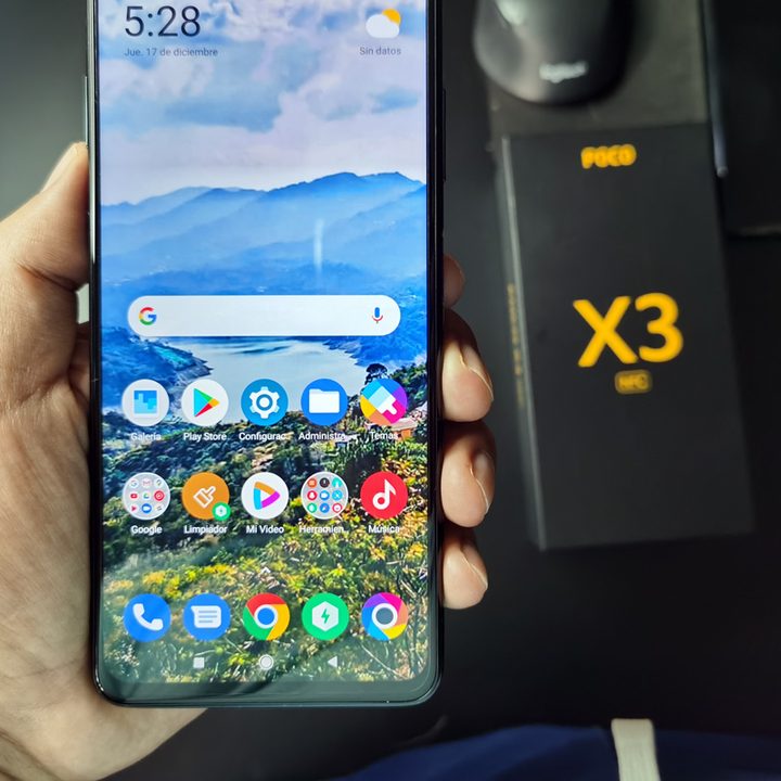 Interfaz del Poco X3 NFC