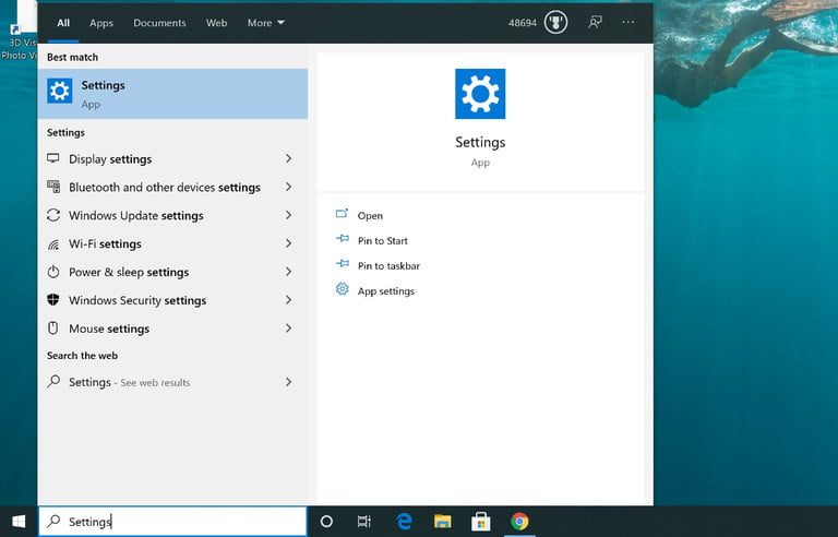 Ve a configuraciones de apps