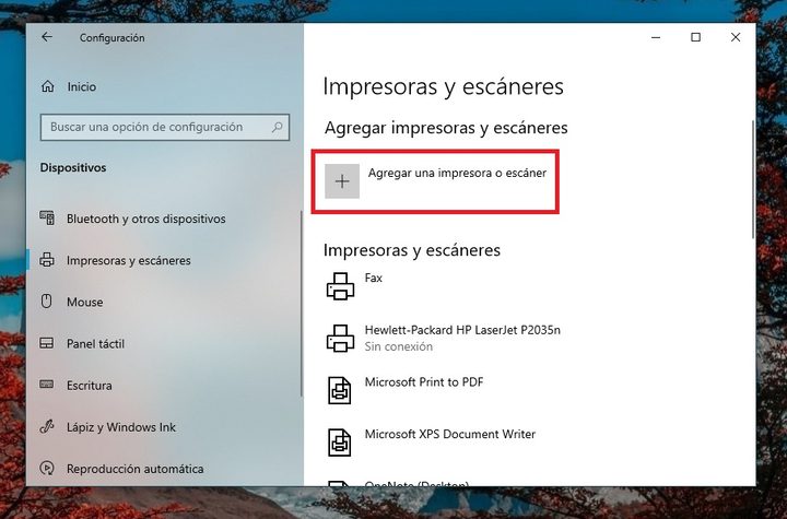 Agregar impresora para imprimir en PDF en Windows