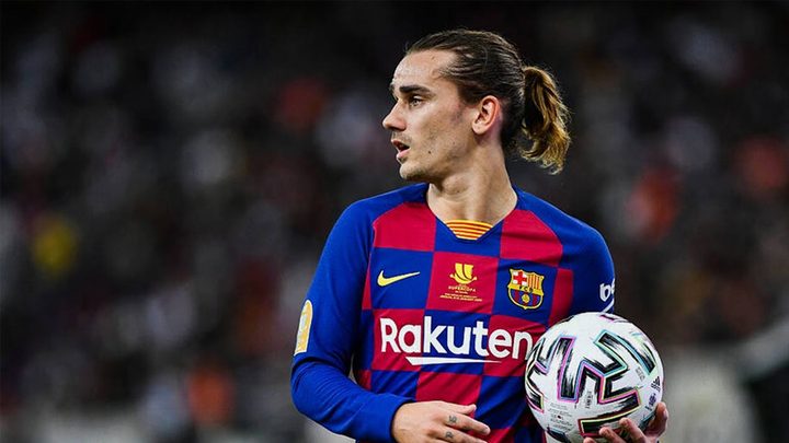 La imagen muestra al futbolista de Francia y Barcelona, Antoine Griezmann.