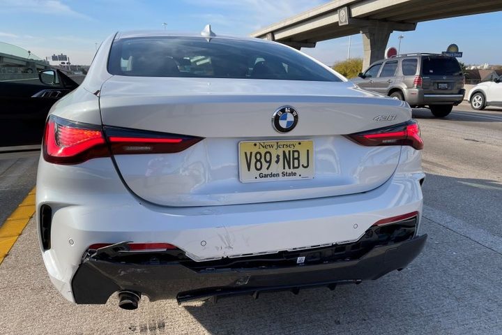 BMW 430i Coupé accidentado