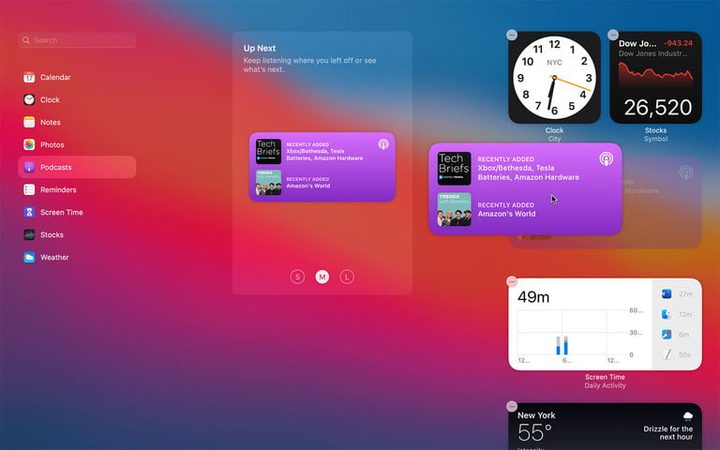 Pantalla de actualizaciones en Mac