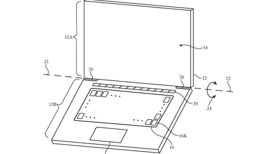 Patente del futuro teclado de Apple