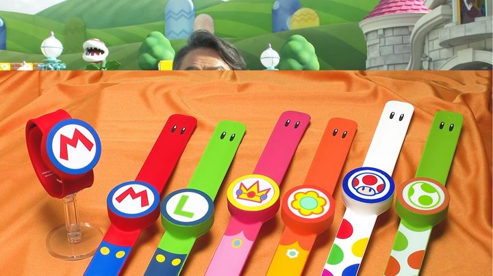 Los diseños de la 'Power-up band' del Super Nintendo World