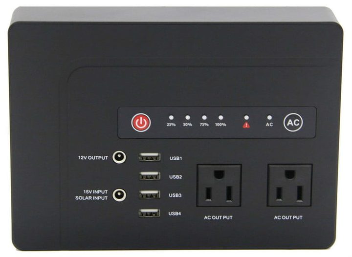 Powkey Power Bank with AC outlets, uno de los mejores cargadores USB de escritorio