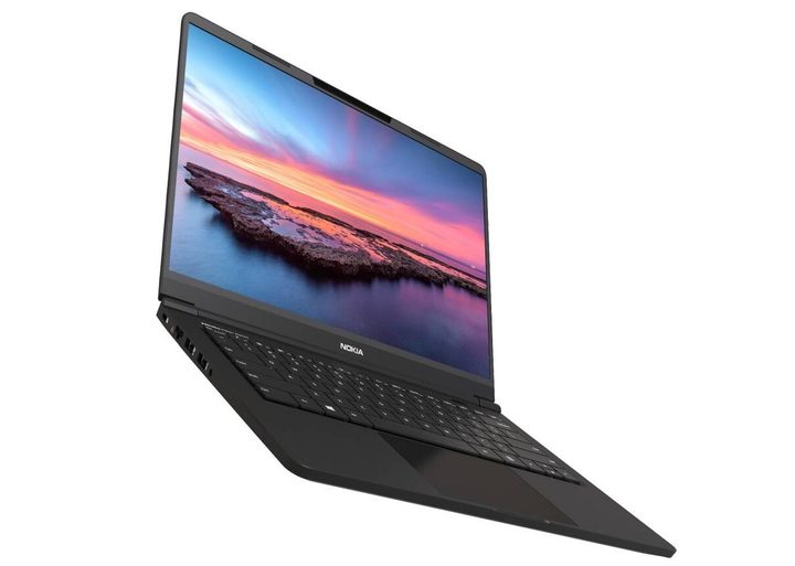 Vista lateral de la Nokia PureBook X14