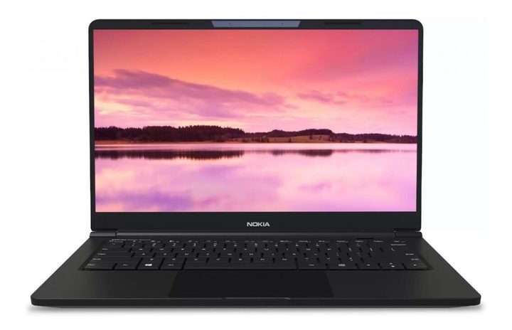 Vista frontal de la laptop Nokia PureBook X14