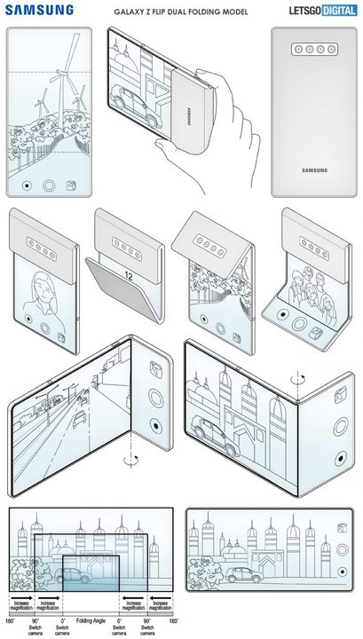 El diseño similar al Galaxy Z Flip